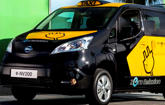 Nissan All Electric Taxi
