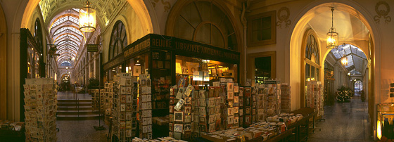 The Galerie Vivienne is a covered passage built in 1823, Paris, France The Galerie Vivienne