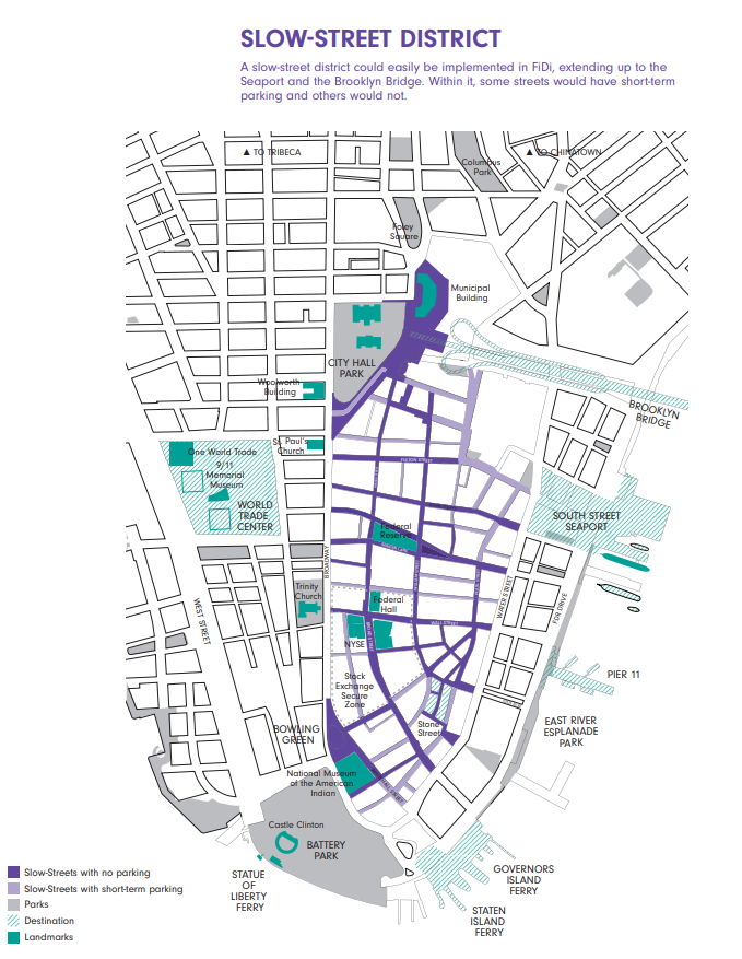 Slow Street District map