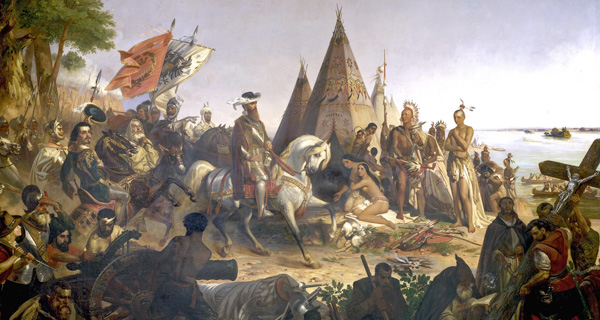 Discovery of the Mississippi by De Soto