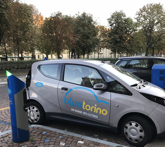 BlueTorino EV car-sharing program